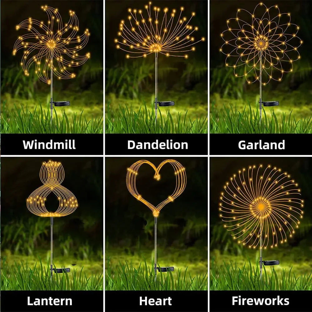 Solar Firework Lights