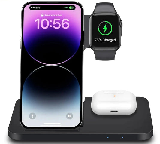 3in1 Wireless Fast Charger Dock Station